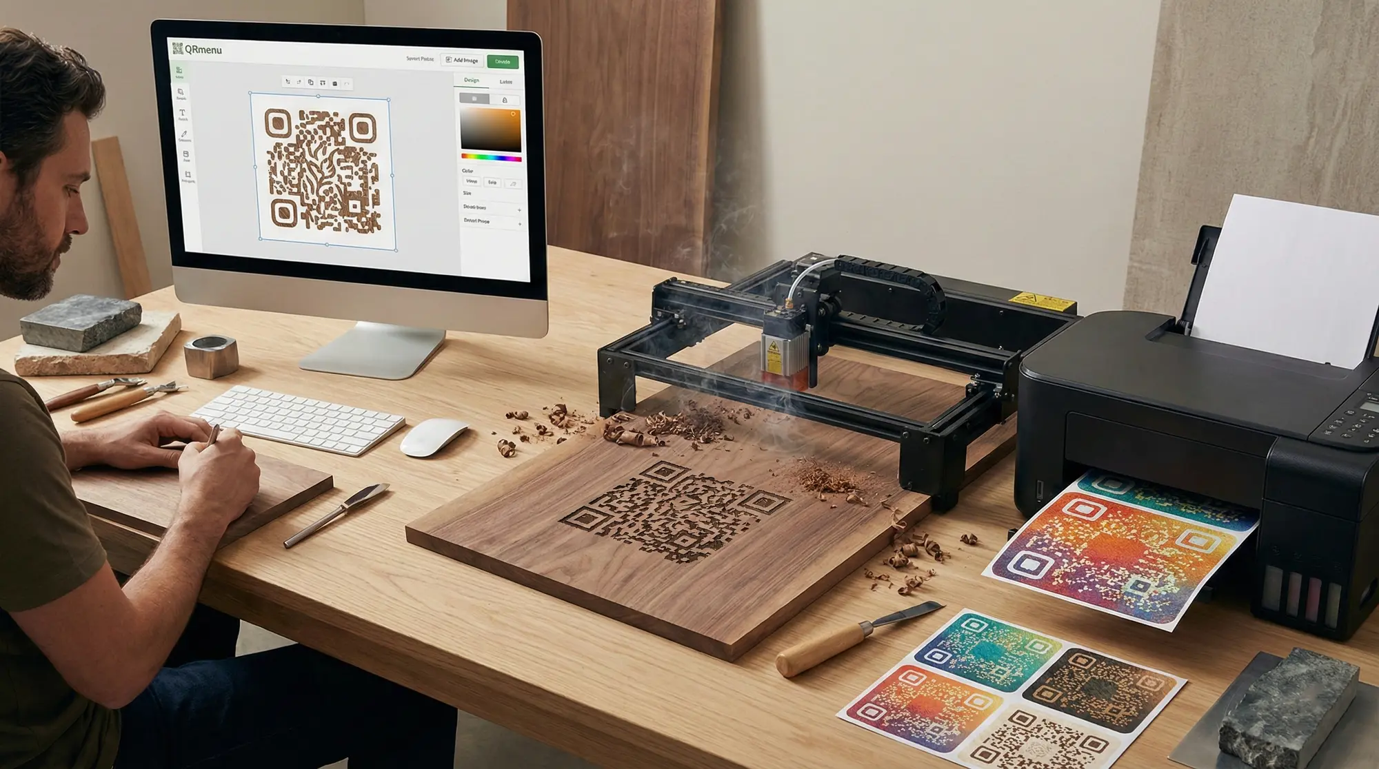 יצירת קוד QR